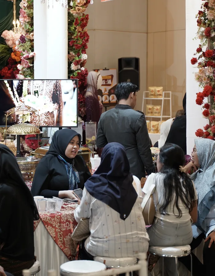 Suasana pameran pernikahan di HARRIS Convention Hall Summarecon Bekasi